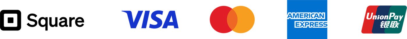 Square / Visa / Mastercard / American Express / UnionPay